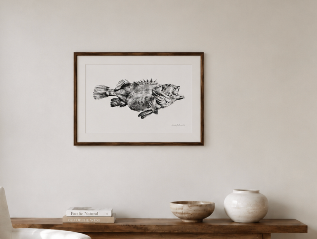 CUSTOM FISH PRINT